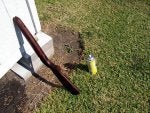 Sports equipment Garden tool Tool Grass Wood